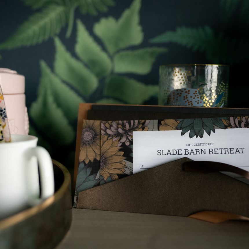 Slade Barn Retreat Gift Vouchers Available Halifax